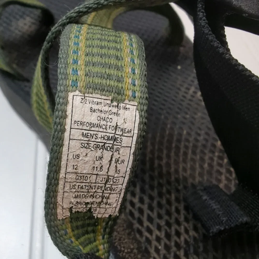 Chaco‎ Z/2 Vibram Unaweep Bachelor Green 12 Sandal